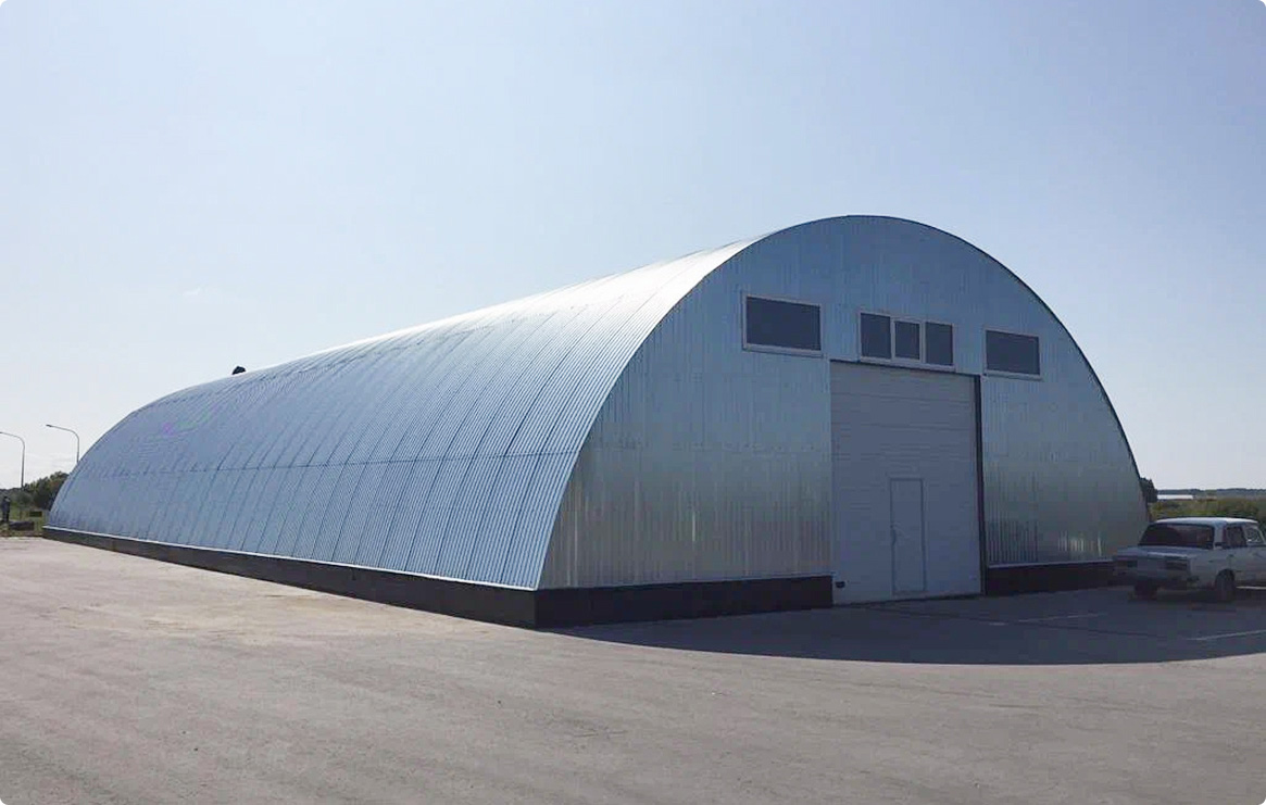Арочные ангары под ключ в Армавире