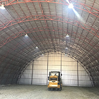 Строительство ангара в Курганинске